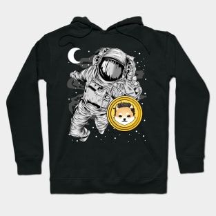 Astronaut Reaching Dogelon Mars Coin To The Moon Crypto Token Cryptocurrency Wallet Birthday Gift For Men Women Kids Hoodie